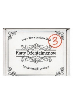 Karty dżentelmenów Epizod trzeci