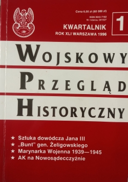 Wojskowy przegląd historyczny część 1