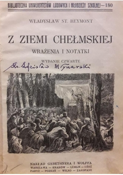 Z ziemi chełmskiej , 1927 .