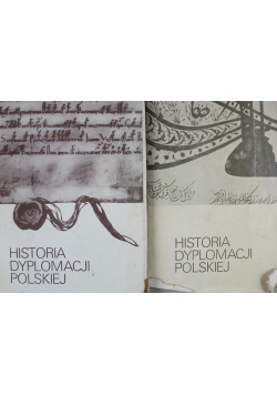 Historia Dyplomacji Polskiej Tom I do  II