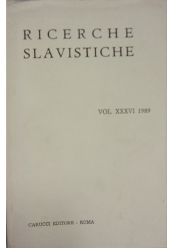 Ricerche Slavistiche