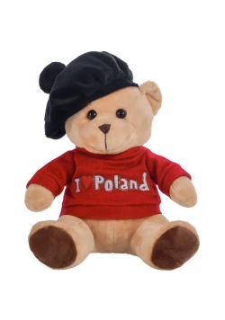 Miś I love Poland 20cm