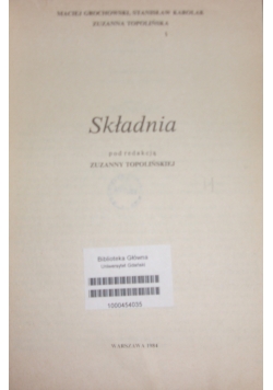 Gramatyka współczesnego języka polskiego. Składnia