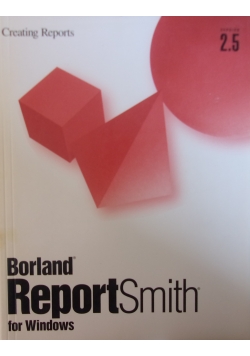 Borland ReportSmith for Windows ver.2.5