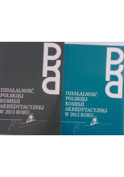 Działalność Polskiej komisji akredytacyjnej w 2013/2012 roku
