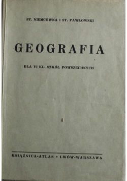 Geografia dla VI klas szkół powszechnych 1938r