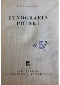 Etnografia Polski ,1947 r.