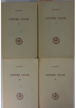 Contre Celse, Tom I-IV