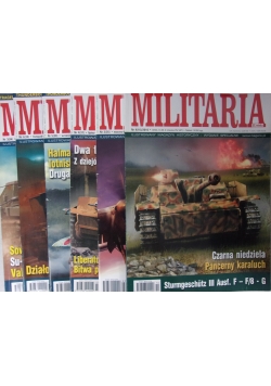Militaria, zestaw 6 gazet