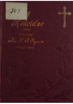 Hymn kościelny ,1901 r.