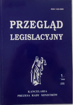 Przegląd legislacyjny 1/2000