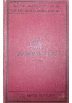 Petite Grammaire Russe, 1898 r.