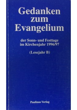 Gedanken zum Evangelium