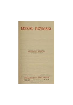 Mszał Rzymski