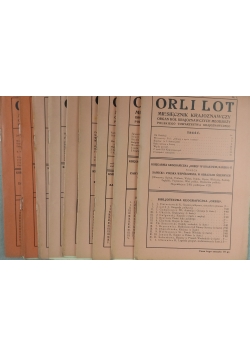Orli Lot, miesięcznik, 10 tomów, 1932 r.