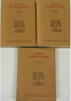 Próby ,Tom I,II,III