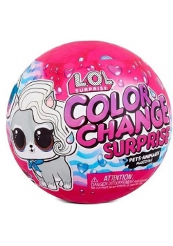 LOL Surprise Color Change Pets Asst in PDQ (18szt)