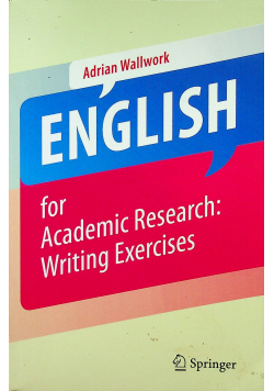 English for Academic research writing Exercises