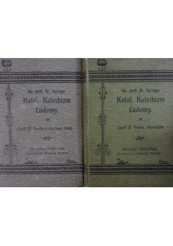 Katol. Katechizm ludowy II-III, 1911 r.