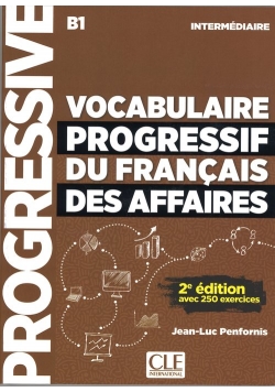 Vocabulaire progressif des affaires intermediaire B1 książka + CD audio