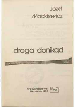 Droga donikąd