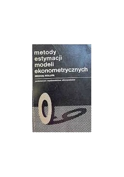 Metody estymacji modeli ekonometrycznych