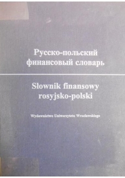 Słownik finansowy rosyjsko-polski
