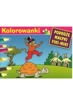 Malowanka - Podróże małpki Fiki-Miki. Żółw G&P
