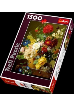 Puzzle 1500 Martwa natura z kwiatami TREFL