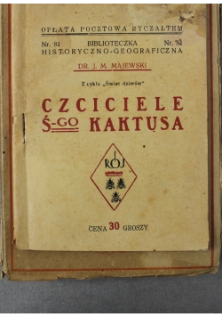 Czciciele świętego  kaktusa 1927 r.