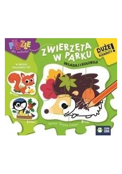 Puzzle dla malucha. Zwierzęta w parku