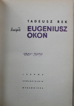 Ksiądz Eugeniusz Okoń