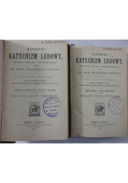 Katol. Katechizm ludowy I-II, 1911 r.