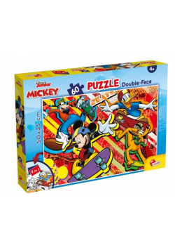 Puzzle dwustronne Plus 60 Myszka Miki