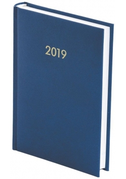 Kalendarz 2019 A5 dzienny Albit granatowy