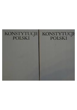 Konstytucje Polski, tom 1-2