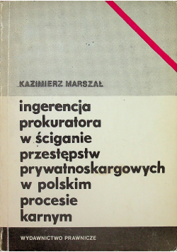 Ingerencja prokuratora w ściganie przestępstw prywatnoskargowych w polskim procesie karnym