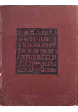 Zabytki Wielkopolskie Zeszyt 4 Epoki Gotyckiej Część 2 1916 r