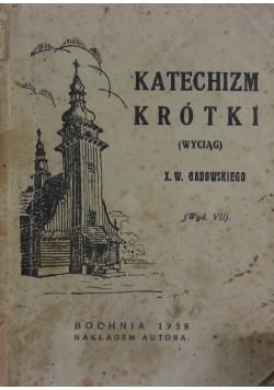 Katechizm krótki, 1938r.