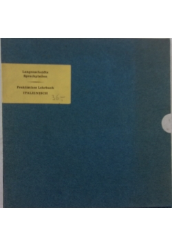 Langenscheidts Sprachplatten. Praktisches Lehrbuch Italienisch