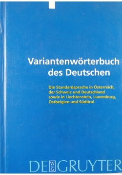 variantenworterbuch des Deutschen