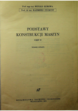 Podstawy Konstrukcji Maszyn cz II