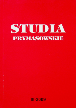 Studia prymasowskie VI