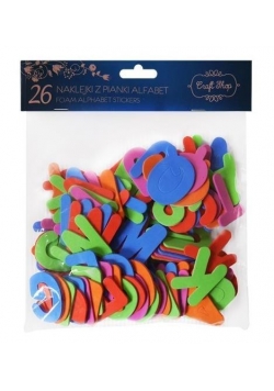 Alfabet z pianki - 126szt CRAFT SHOP
