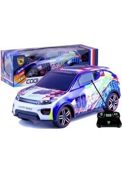 Auto zdalnie sterowane sportowe granatowe