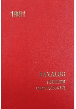 Katalog Diecezji Katowickiej 1981