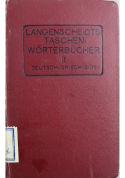 Langenscheidts taschen worterbucher 1911 r
