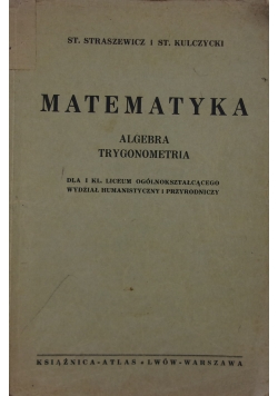 Matematyka, 1937 r.