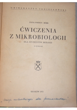 Ćwiczenia z mikrobiologii