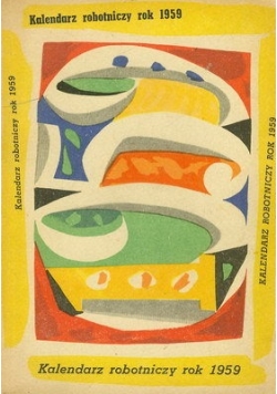 Kalendarz robotniczy rok 1959
